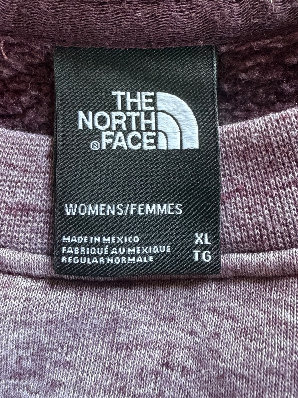 The North Face Women’s Purple Crewneck Sweatshirt - Picture 4 of 4